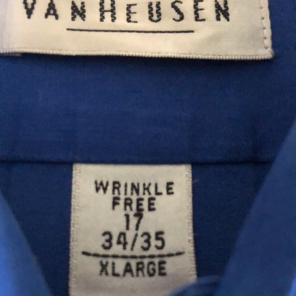 (2) Men's Van Heusen Wrinkle Free Long-Sleeve Shirts - Picture 10 of 10